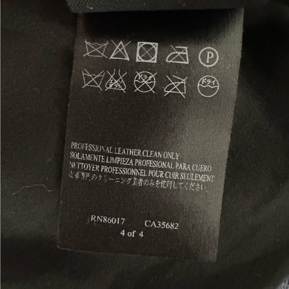 Bebe Blue 100% Leather Jacket size M - Picture 6 of 9